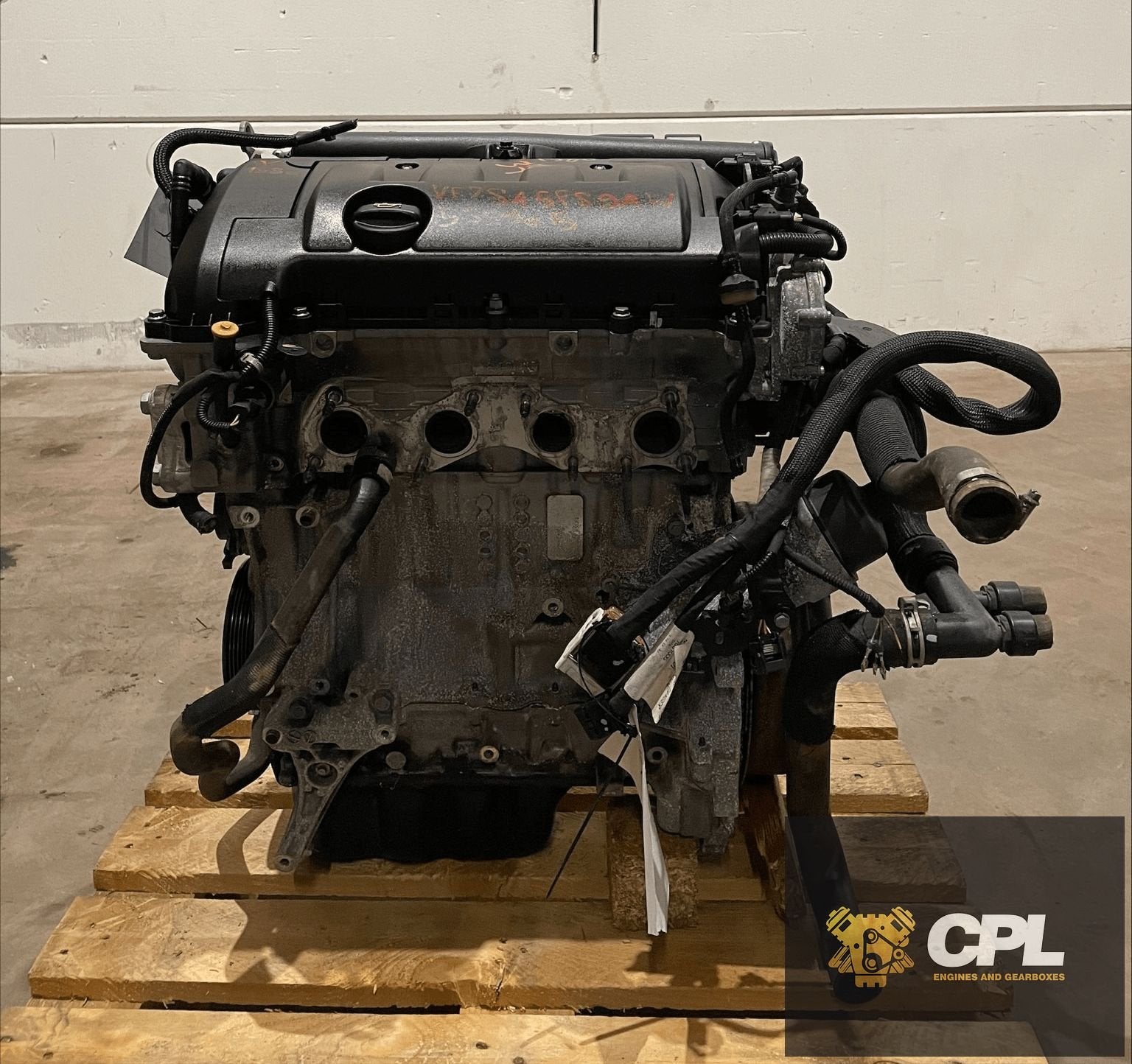 Peugeot Citroen 1.6 VTI 5FS Complete Motor Engine Moteur, Gebruikt, -, -, Ophalen of Verzenden
