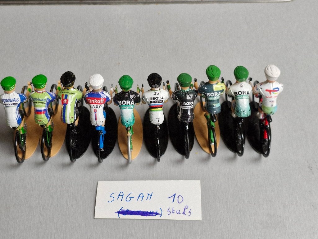 Peter Sagan set van 10 rennertjes, Envoi