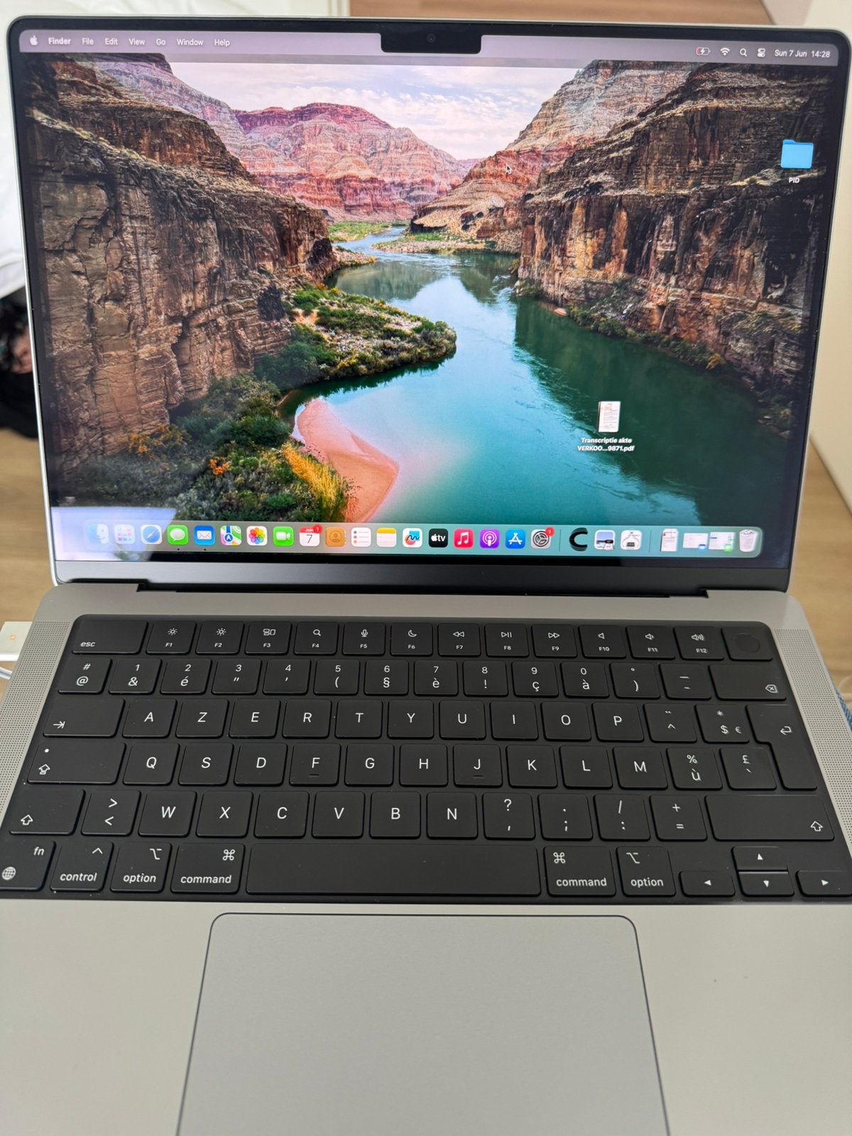 Macbook pro M1 pro chip nieuwstaat, Envoi, Comme neuf, MacBook