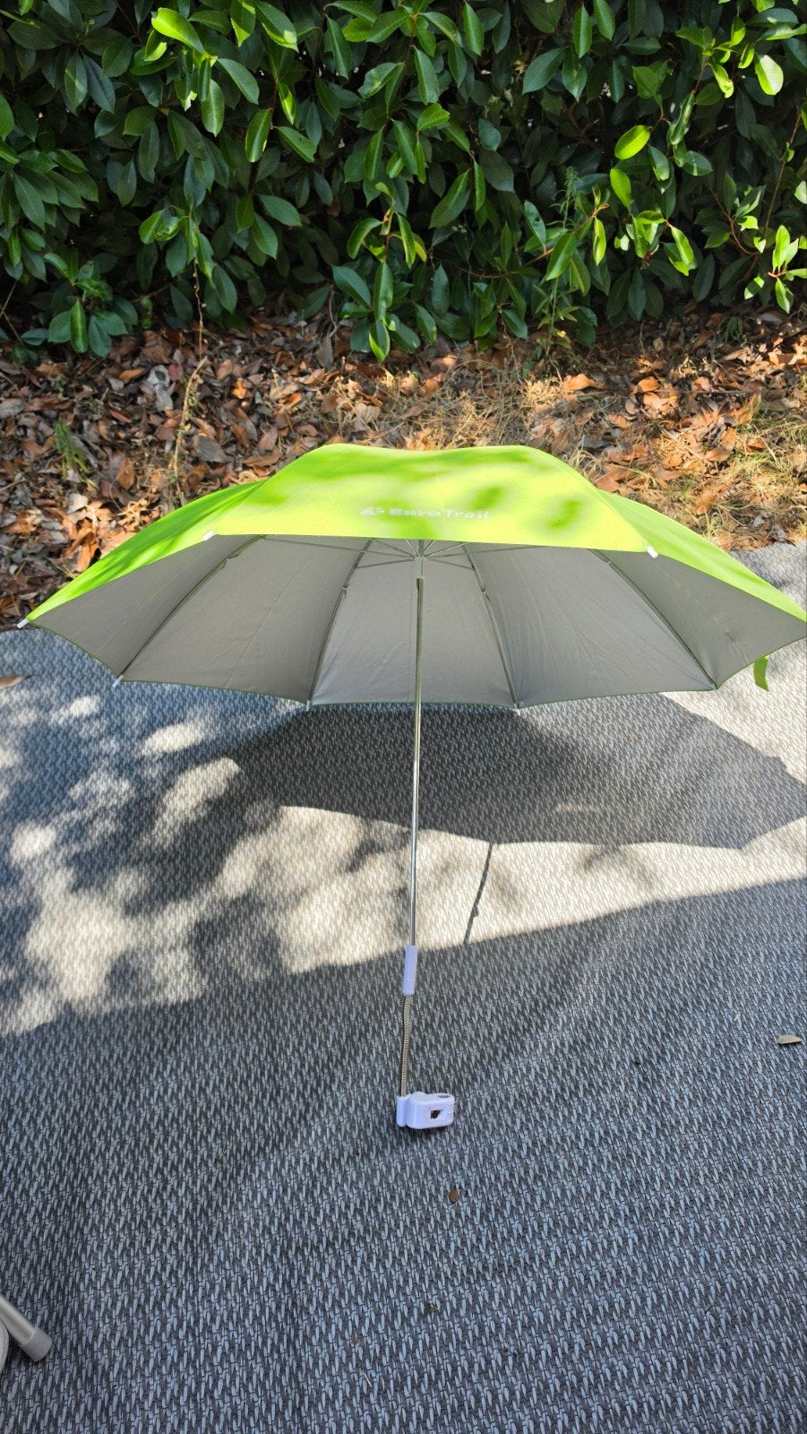 Eurotrail groene stoelparasol, Caravans en Kamperen, Ophalen of Verzenden, Gebruikt