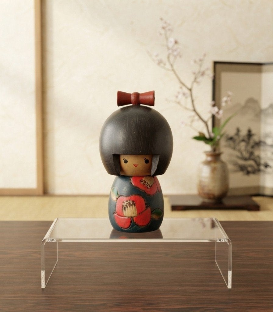 Kokeshi vintage de Miyama Keiji, Antiquités & Art, Enlèvement ou Envoi, Japon, Bois, Peint