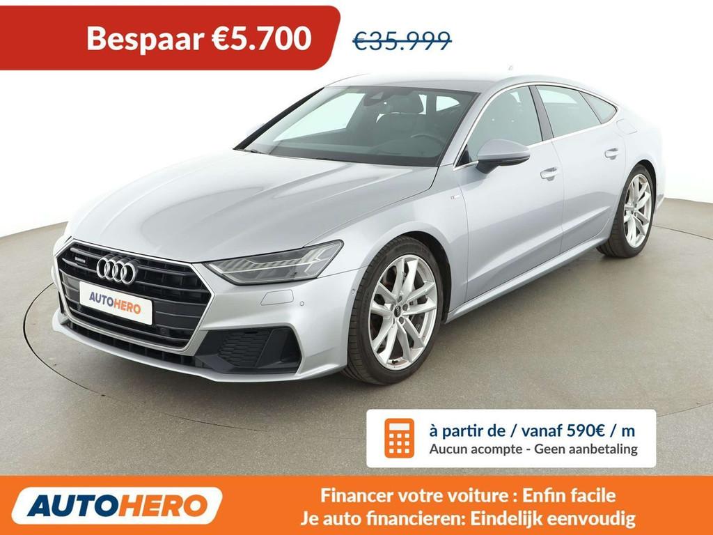 Audi A7 50 TFSIe quattro (année de construction 2020), Autos, Audi, Achat, Euro 6, Noir, 5 portes