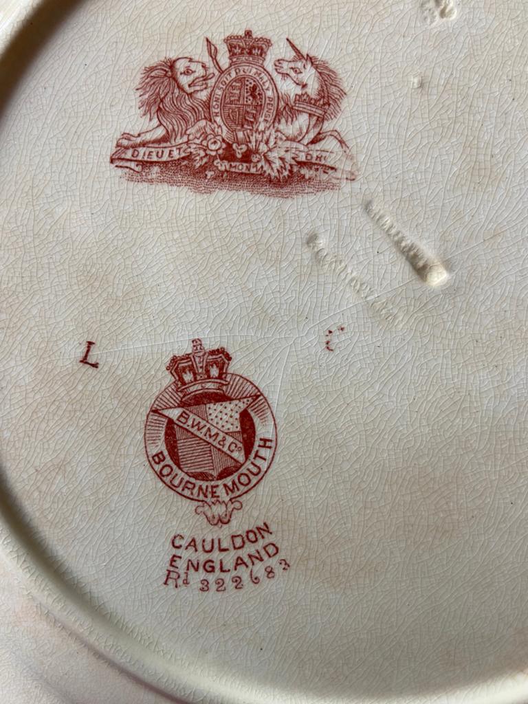 10 assiettes cauldon anciennement Brown, Westhead, Moore &, Enlèvement