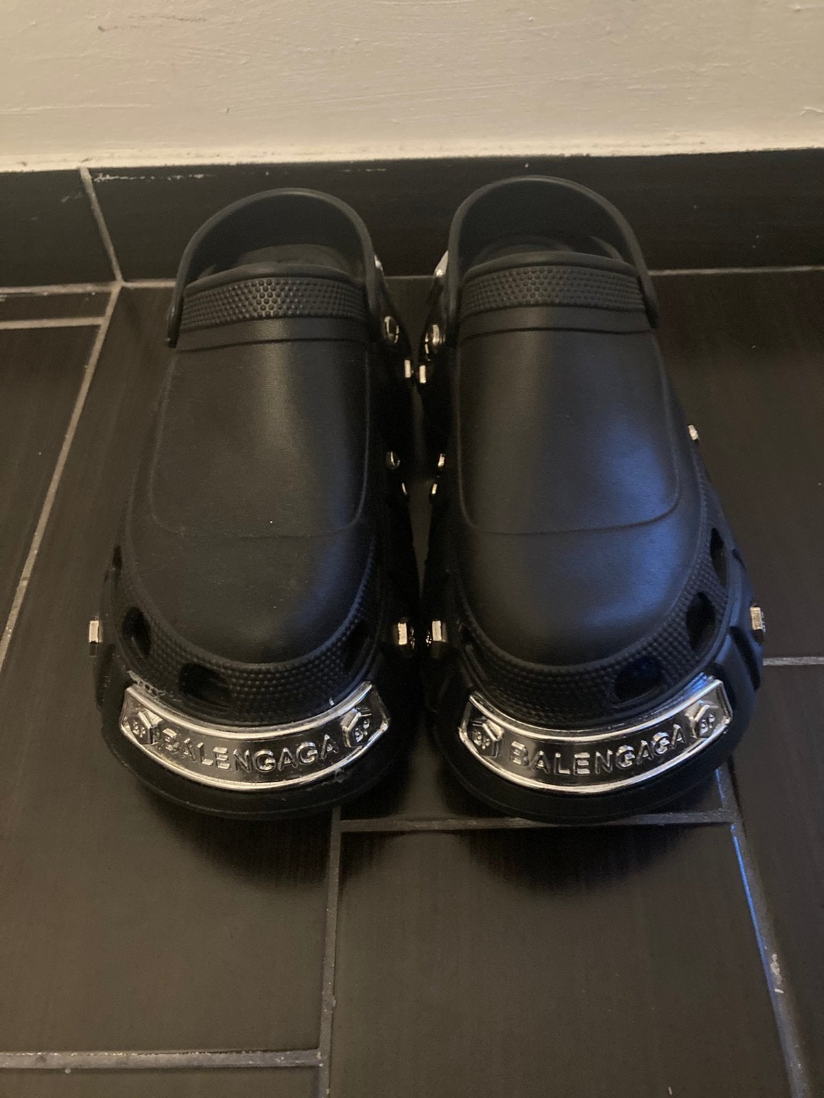 Balenciaga crocs platform, Ophalen, Zo goed als nieuw