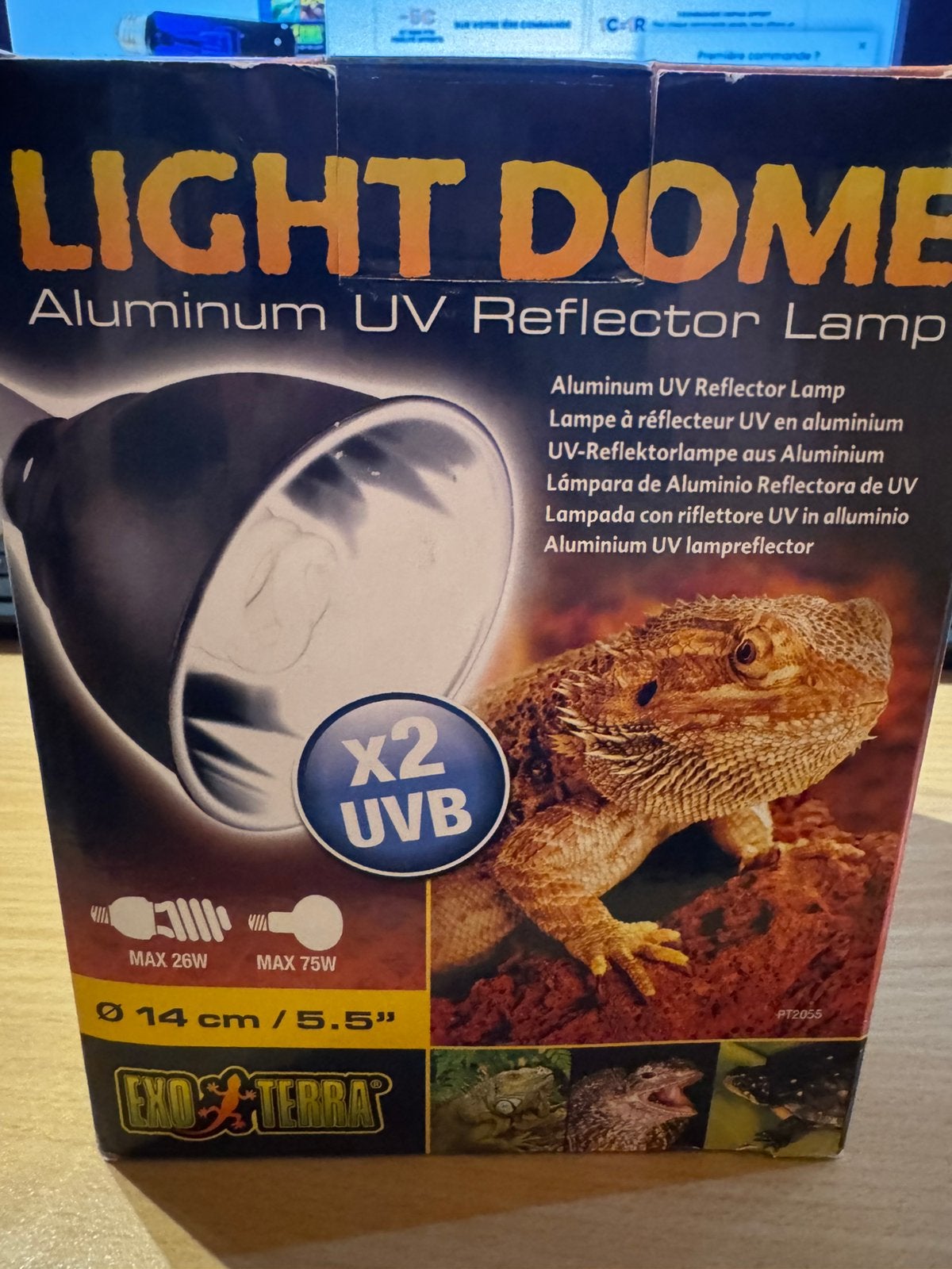 Aluminium UV reflector zonder lamp, Ophalen of Verzenden, Zo goed als nieuw