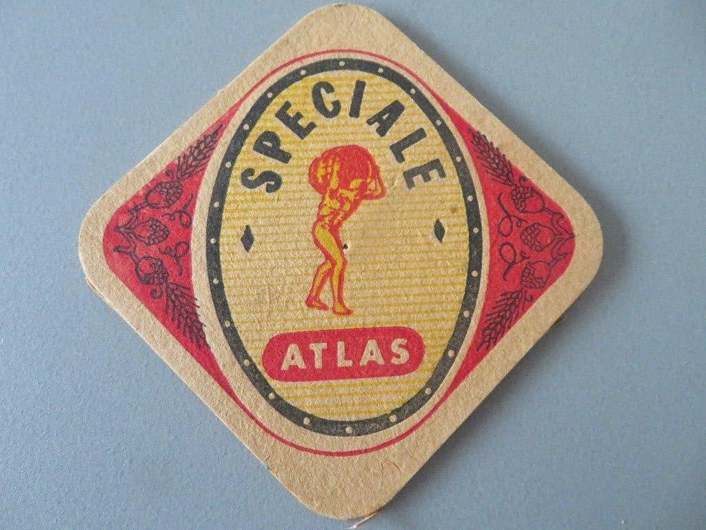 bierviltje Speciale Atlas Anderlecht, Verzamelen, Ophalen of Verzenden, Zo goed als nieuw, Viltje(s), Overige merken