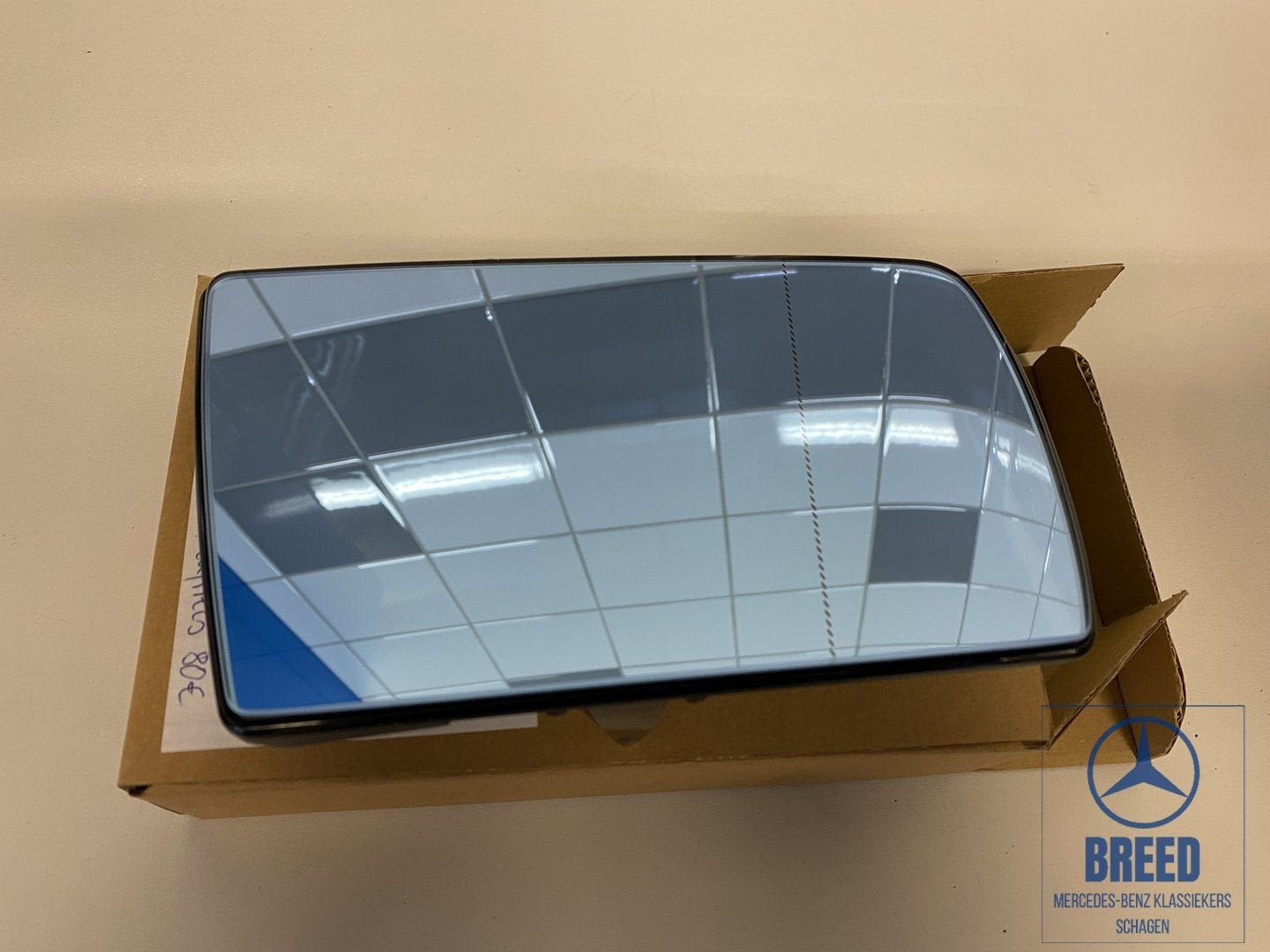 NOS buitenspiegelglas rechts Mercedes-Benz R129 W140 W202 W2, Auto-onderdelen, Spiegels, -, Nieuw, Ophalen of Verzenden, -