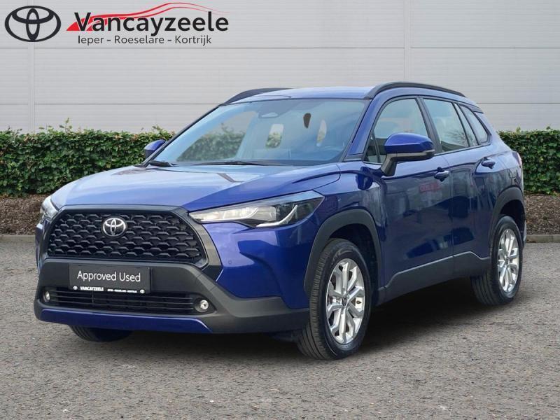 Toyota Corolla Cross Style+cam+gps+sens V+A, Auto's, Toyota, Automaat, Euro 6, Blauw, Hybride Elektrisch/Benzine