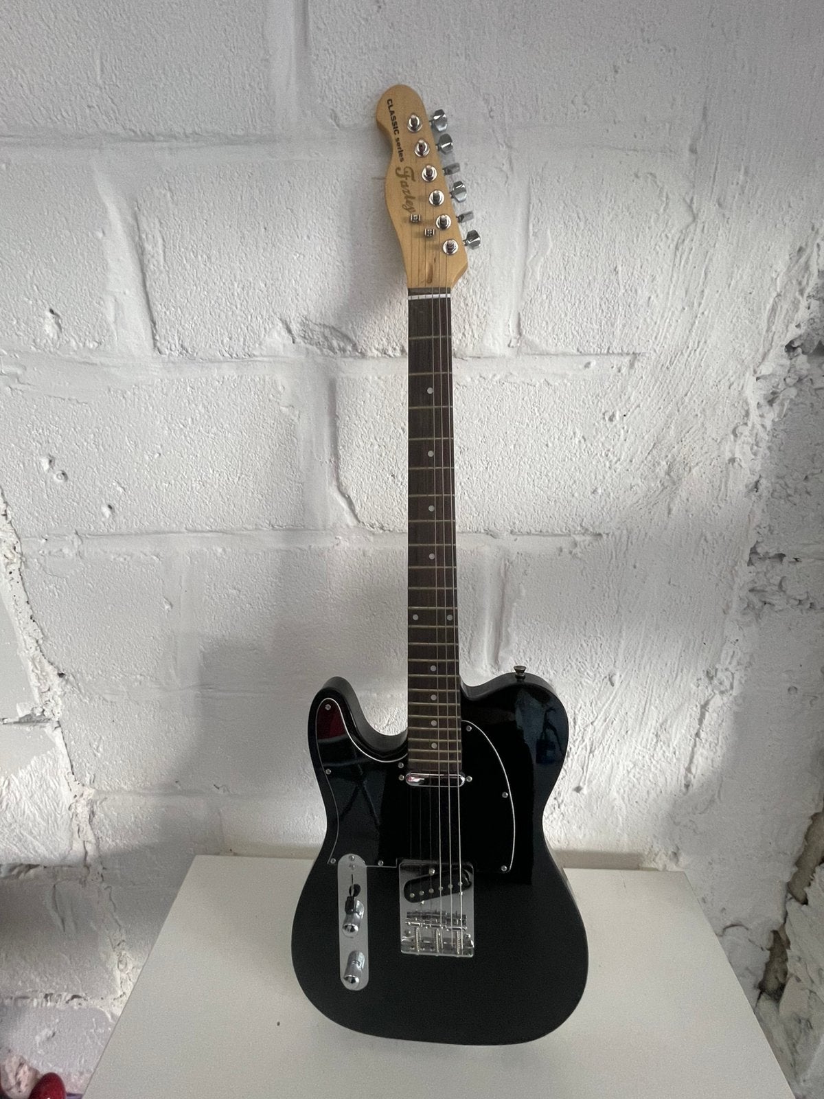 Fazley FTL218LH BK Linkshandige Elektrische Gitaar (Zwart), Muziek en Instrumenten, Ophalen