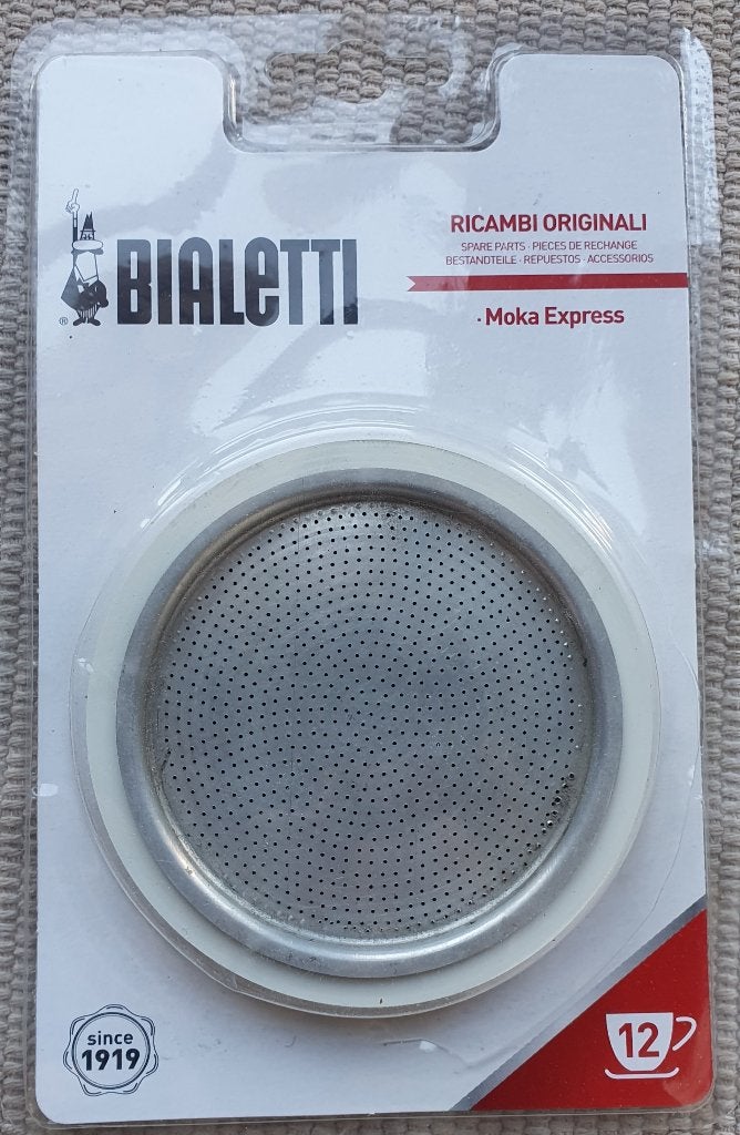 Bialetti reservefilter et afdichtingen 12 kopjes, Ophalen, 10 kopjes of meer, Gemalen koffie, Koffiemachine