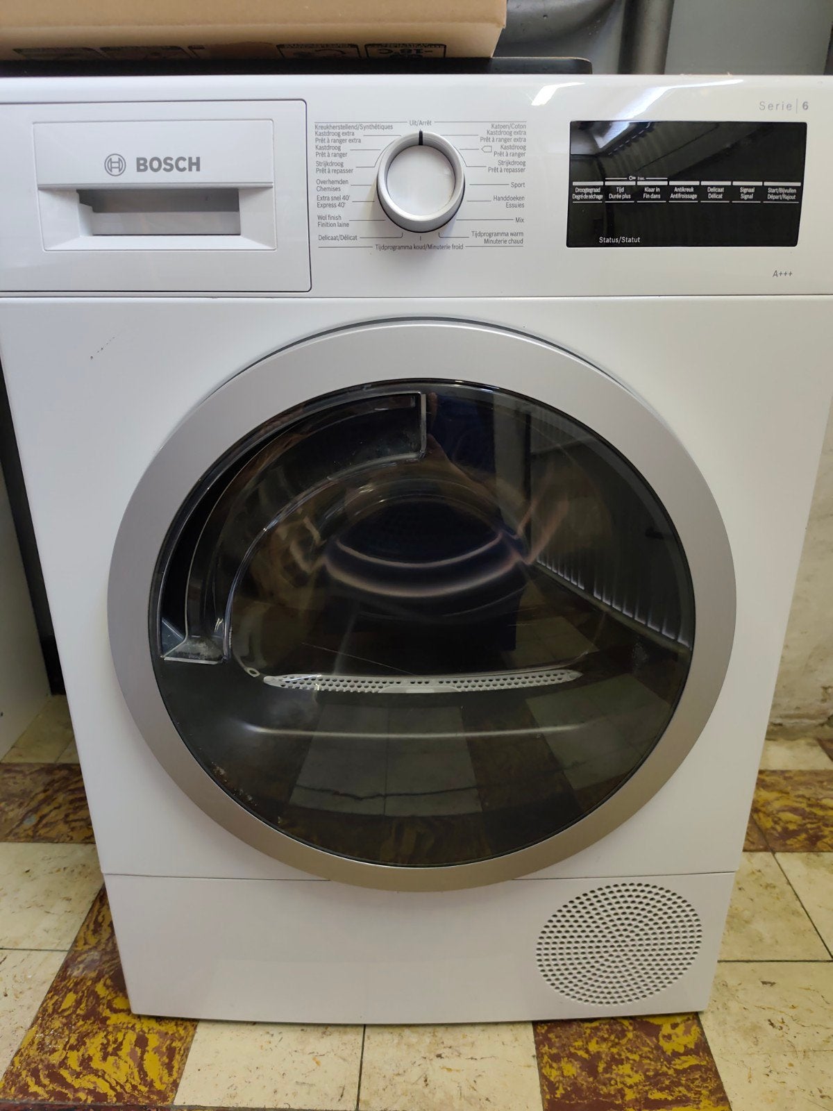 Sèche linge pompe à chaleur Bosch Serie 6, classe A+++, Enlèvement