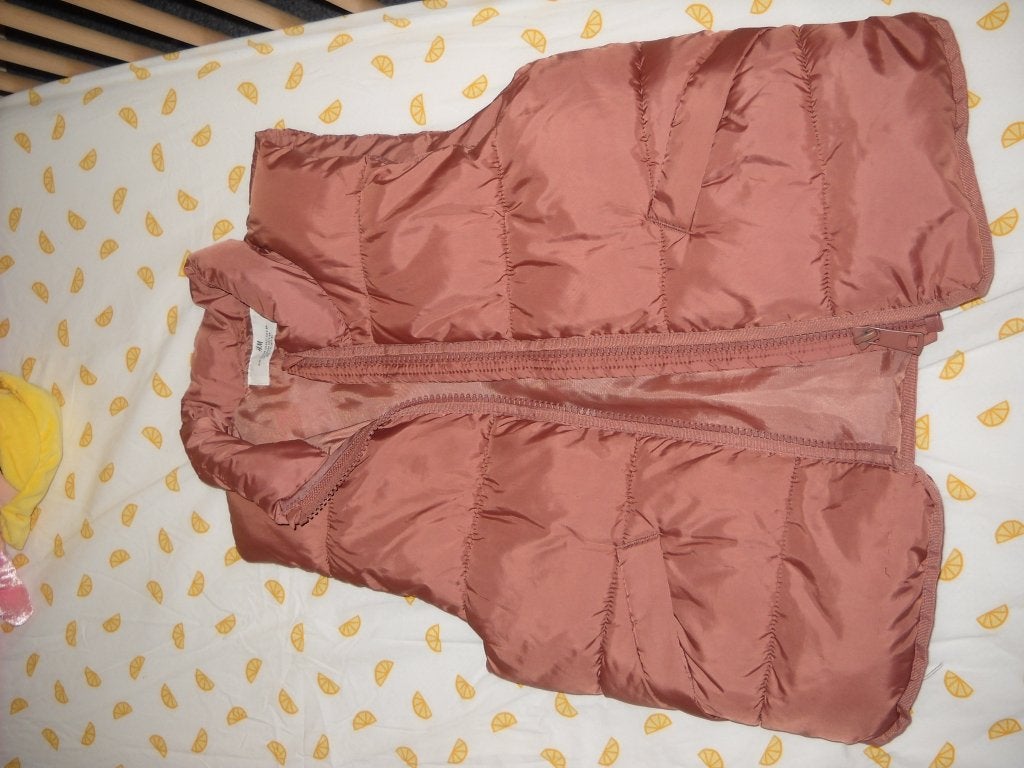 body warmer-maat 122-als nieuw-5euro, Ophalen, Zo goed als nieuw, Meisje