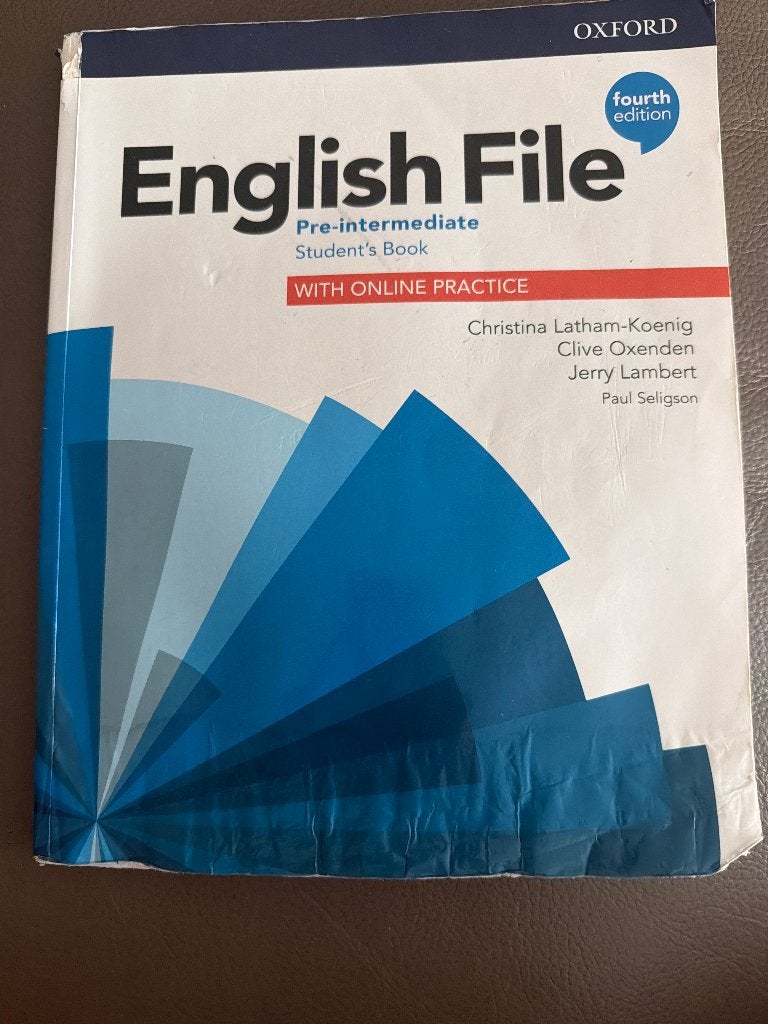 Livre scolaire English File Pre-intermediate Student's Book, Livres, Anglais, Enlèvement, Utilisé, Secondaire