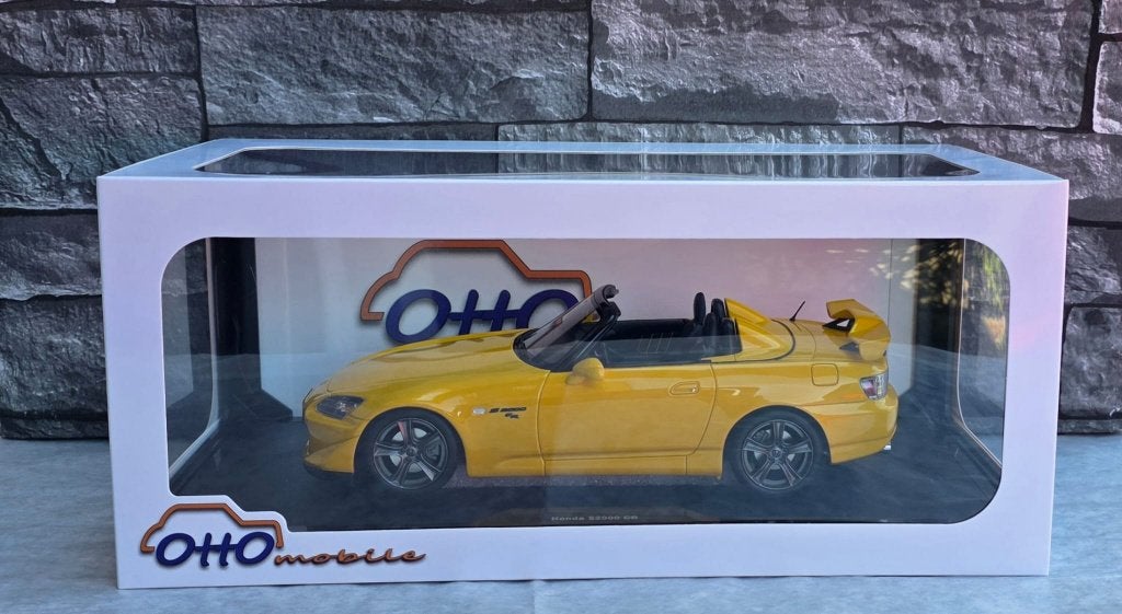 !!PROMOTIONS!! Honda S2000 CR New Indy Yellow Pearl 1/18ème, Neuf, OttOMobile, Enlèvement ou Envoi, Voiture