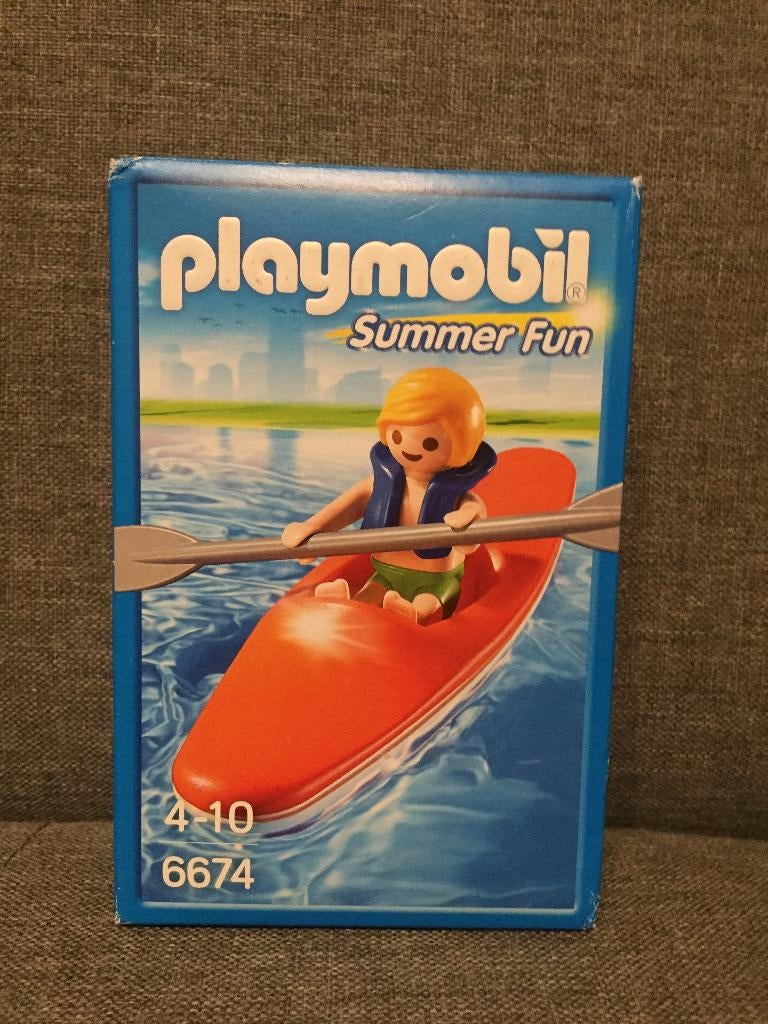 Playmobil 6674 Summer Fun kindje met Kajak, Kinderen en Baby's, Ophalen of Verzenden, Nieuw, Complete set