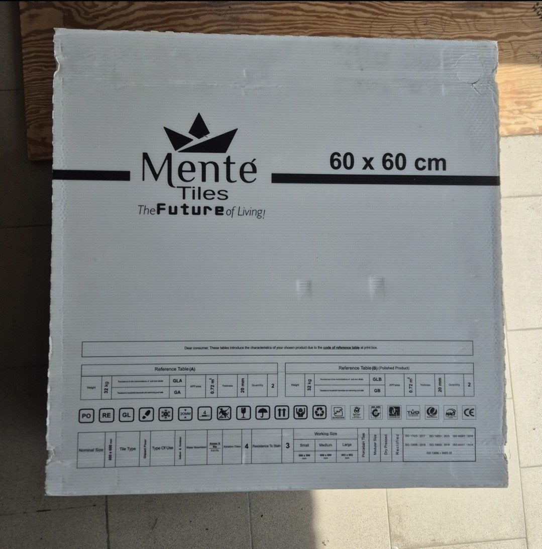 Carrelage Grès Cérame City Rome 60x560x2 - 10m2, Doe-het-zelf en Bouw, Tegels, Ophalen, 60 cm of meer, 60 cm of meer, Nieuw