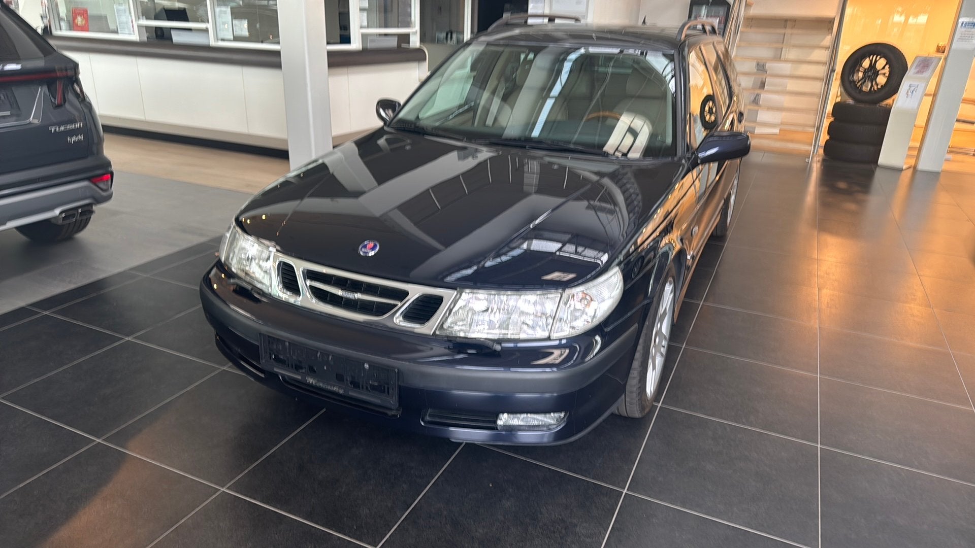 Saab 9-5 Griffin 3.0 v6 1 ste eigenaar, Beige, Leder, 5 deurs, Particulier