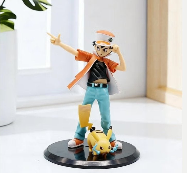 Pokemon collectors figuur Ash Ketchum met pikachu (14.5cm)