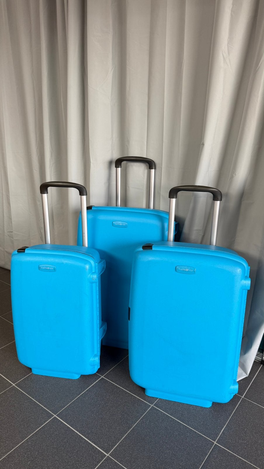 Samsonite koffers, Ophalen, Zo goed als nieuw, Wieltjes