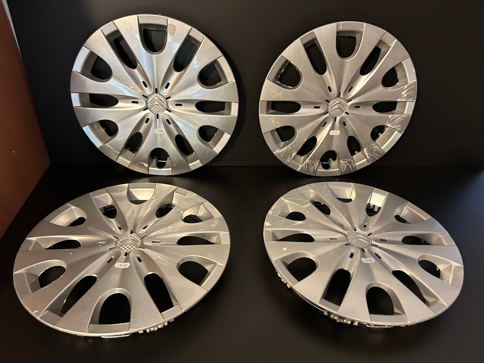 4 originele Citroën C1 berlingo 14" wieldoppen, Ophalen of Verzenden, Gebruikt