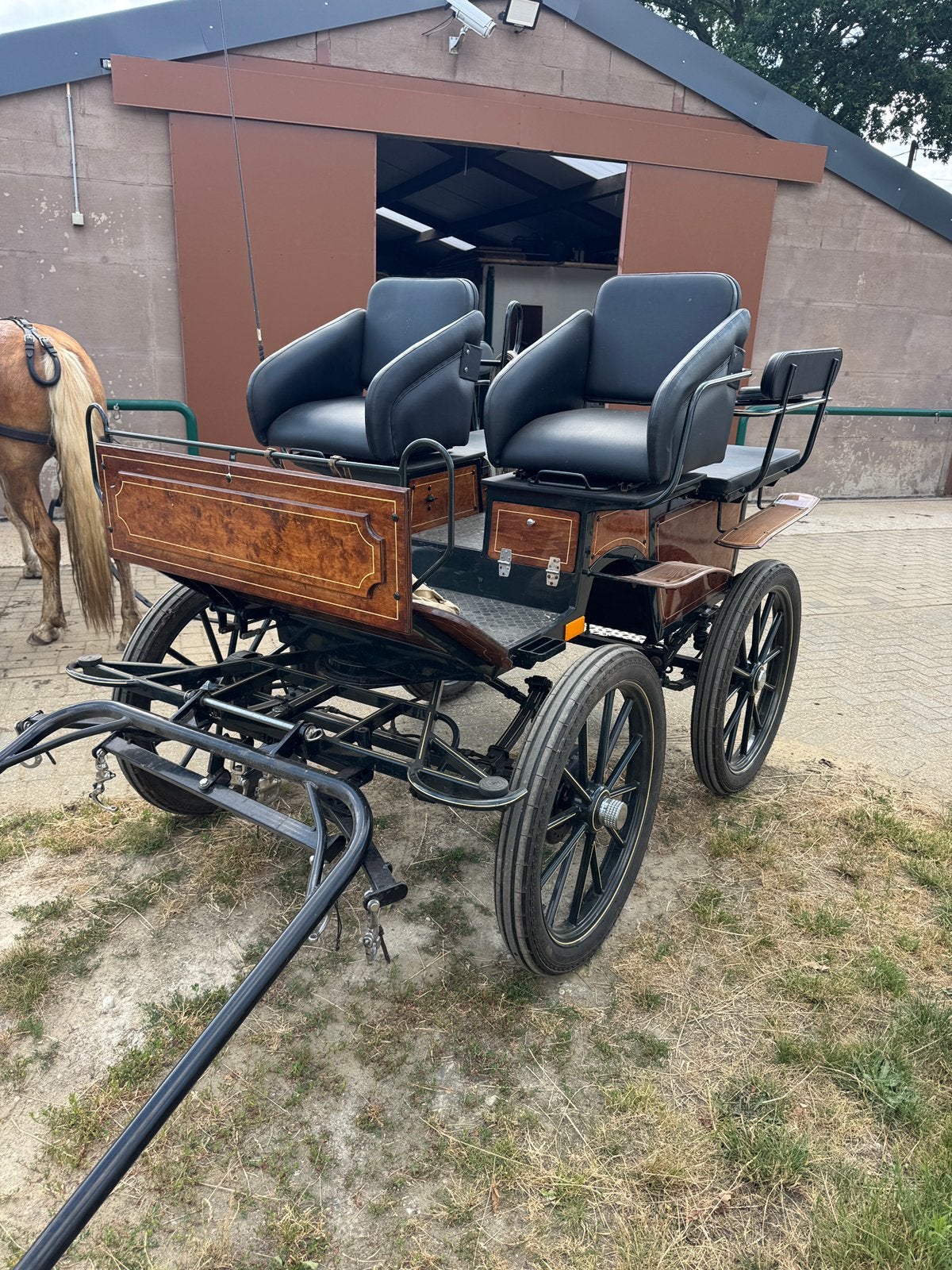 Calèche double et simple, Guy Cuypers, Comme neuf, Info@4x4only.be