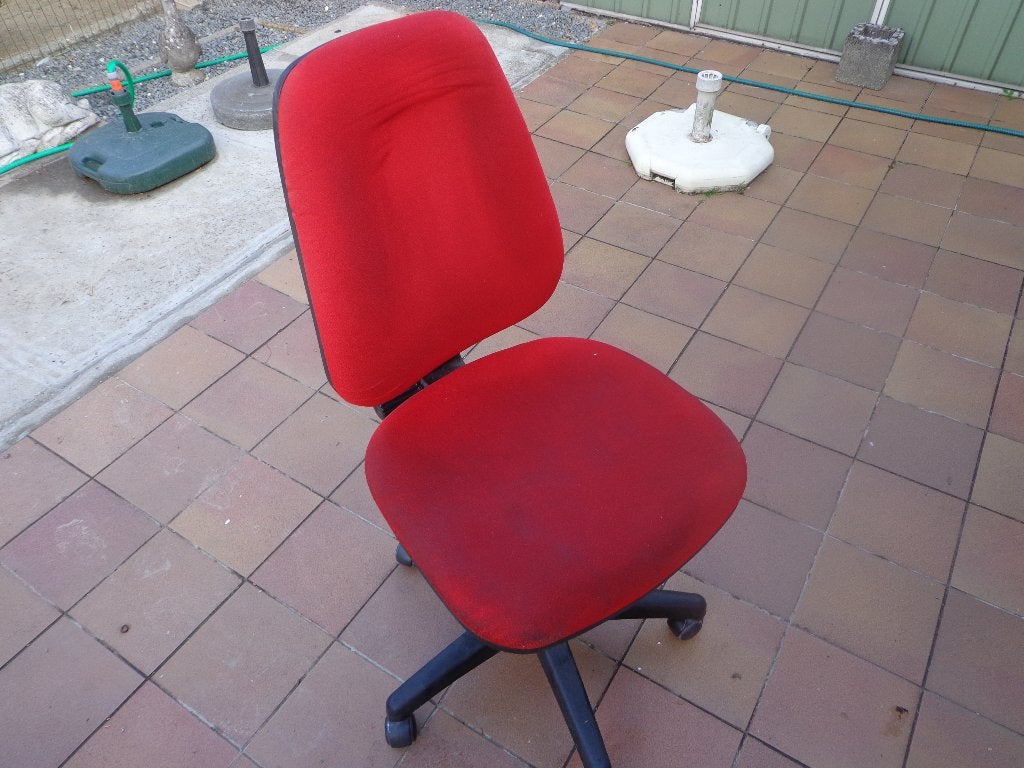 Bureaustoel, Ophalen, Gebruikt, Rood, Bureaustoel