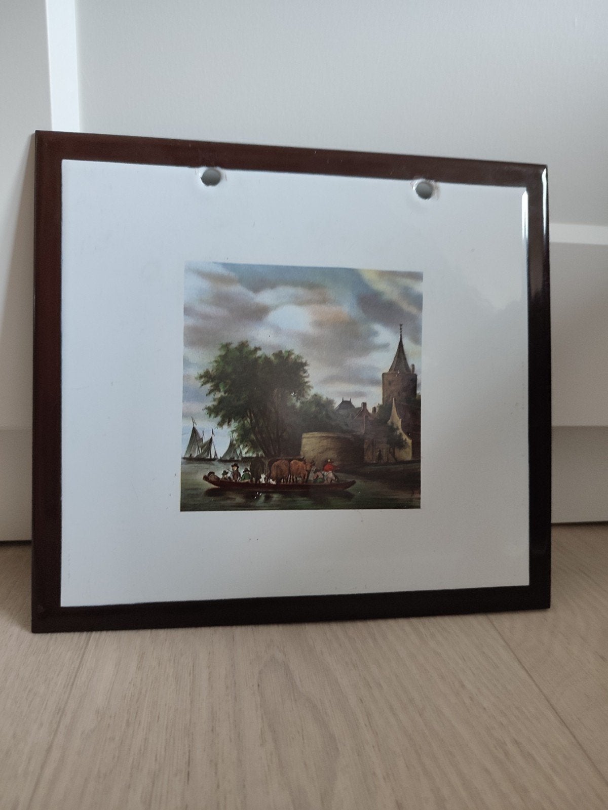 vintage metalen wandbord, Enlèvement
