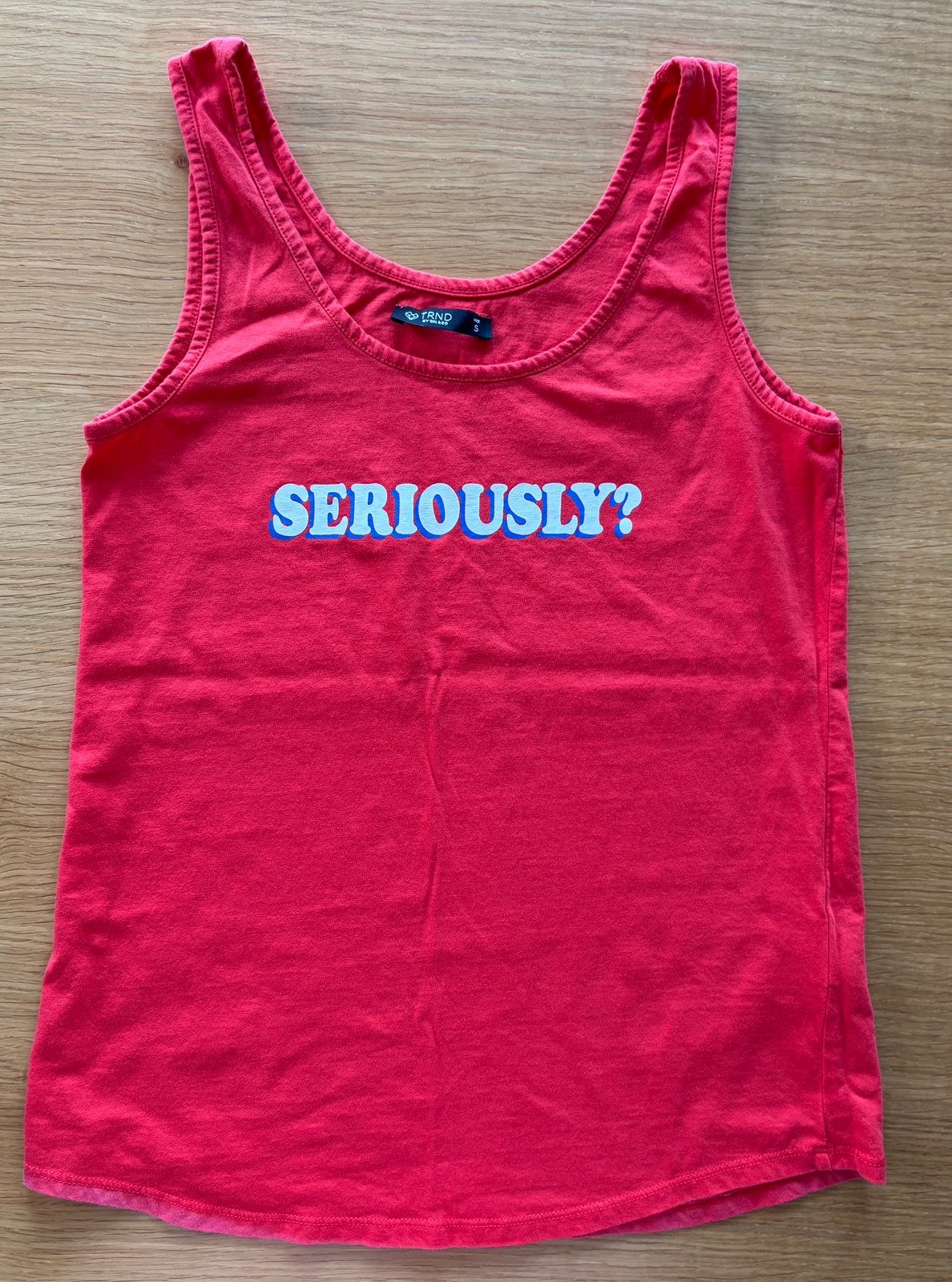 Debardeur rouge - S - 4€, Ophalen of Verzenden, Zo goed als nieuw, Rood, Maat 36 (S)