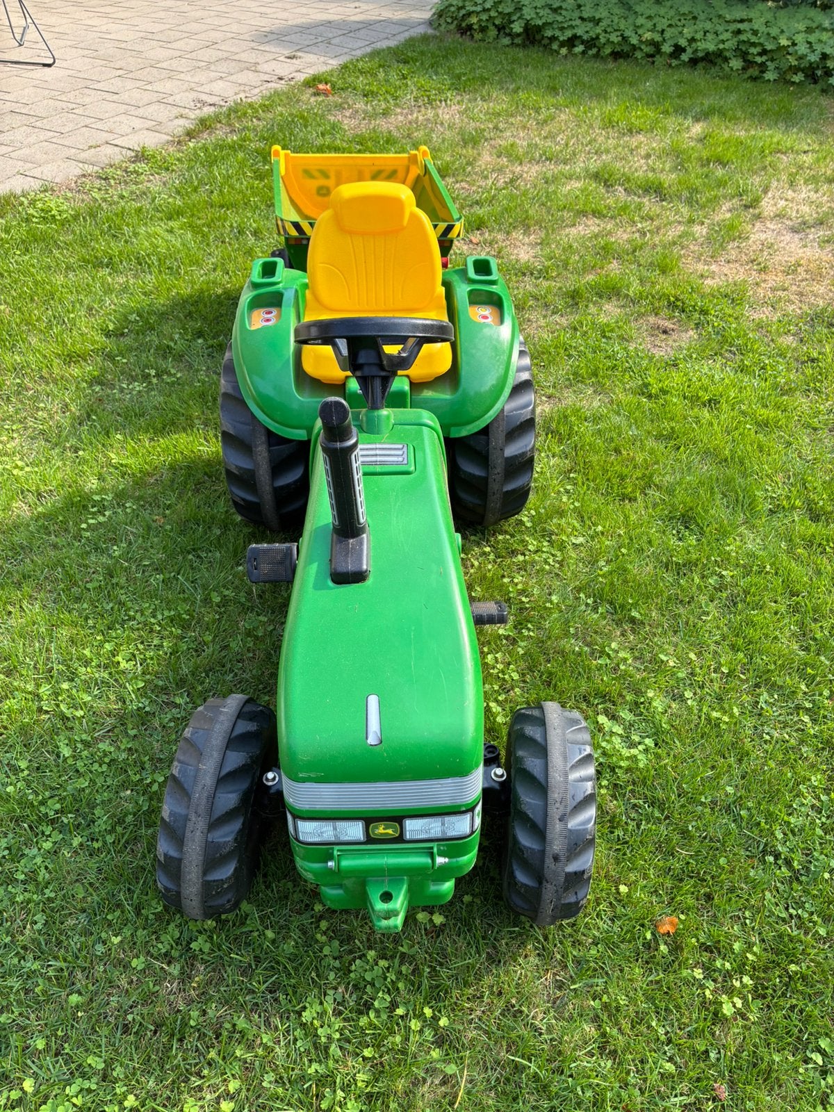 Tractor John Deere met aanhangwagen, Ophalen, Gebruikt, Trapvoertuig