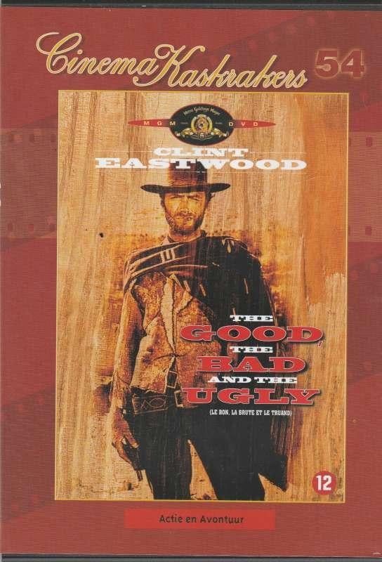 DVD Cinema kaskrakers The Good, the Bad and the Ugly, Vanaf 12 jaar, Ophalen of Verzenden, Zo goed als nieuw, Actiethriller