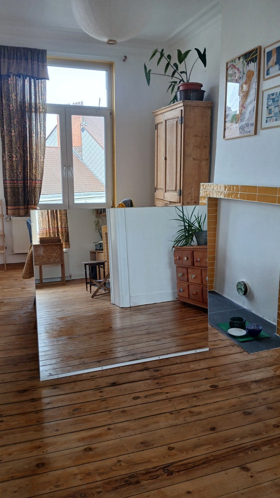 Grand mirroir, Enlèvement