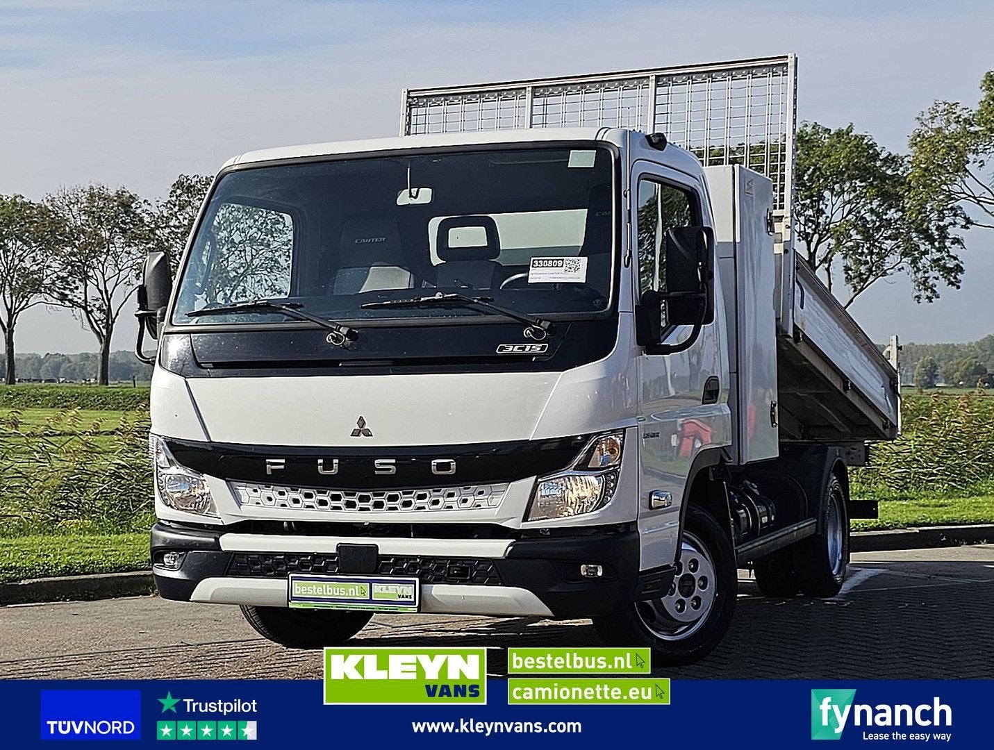 Mitsubishi CANTER FUSO 3 C 15 34 KIPPER, Parkeercamera, Wit, Bedrijf, Mitsubishi