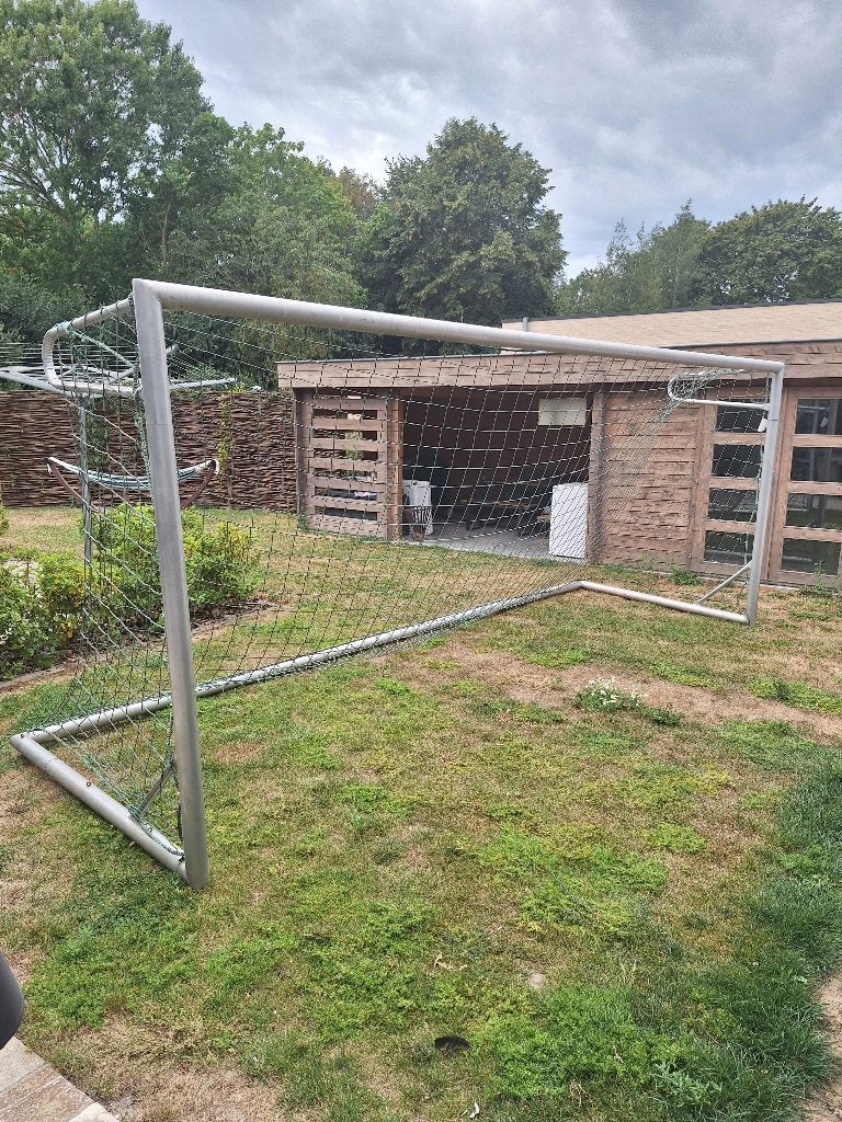 Aluminium voetbaldoel, Sport en Fitness, Voetbal, Ophalen, Gebruikt, Overige typen