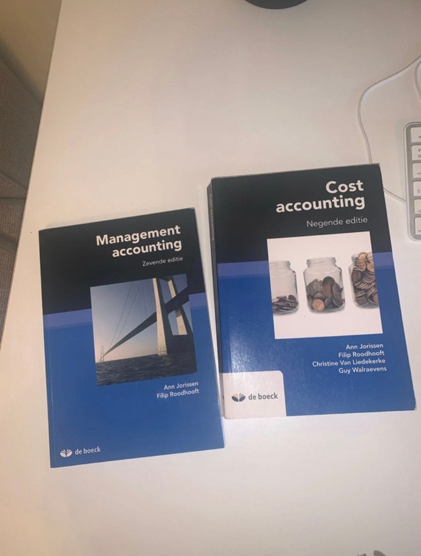 Cost accounting & management accounting, Boeken, Ophalen of Verzenden, Zo goed als nieuw, Hogeschool