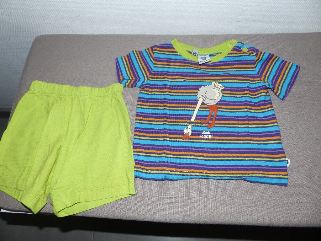 Pyjama Little Woody - taille 62, Garçon ou Fille, Enlèvement ou Envoi, Vêtements de nuit ou Sous-vêtements, Utilisé