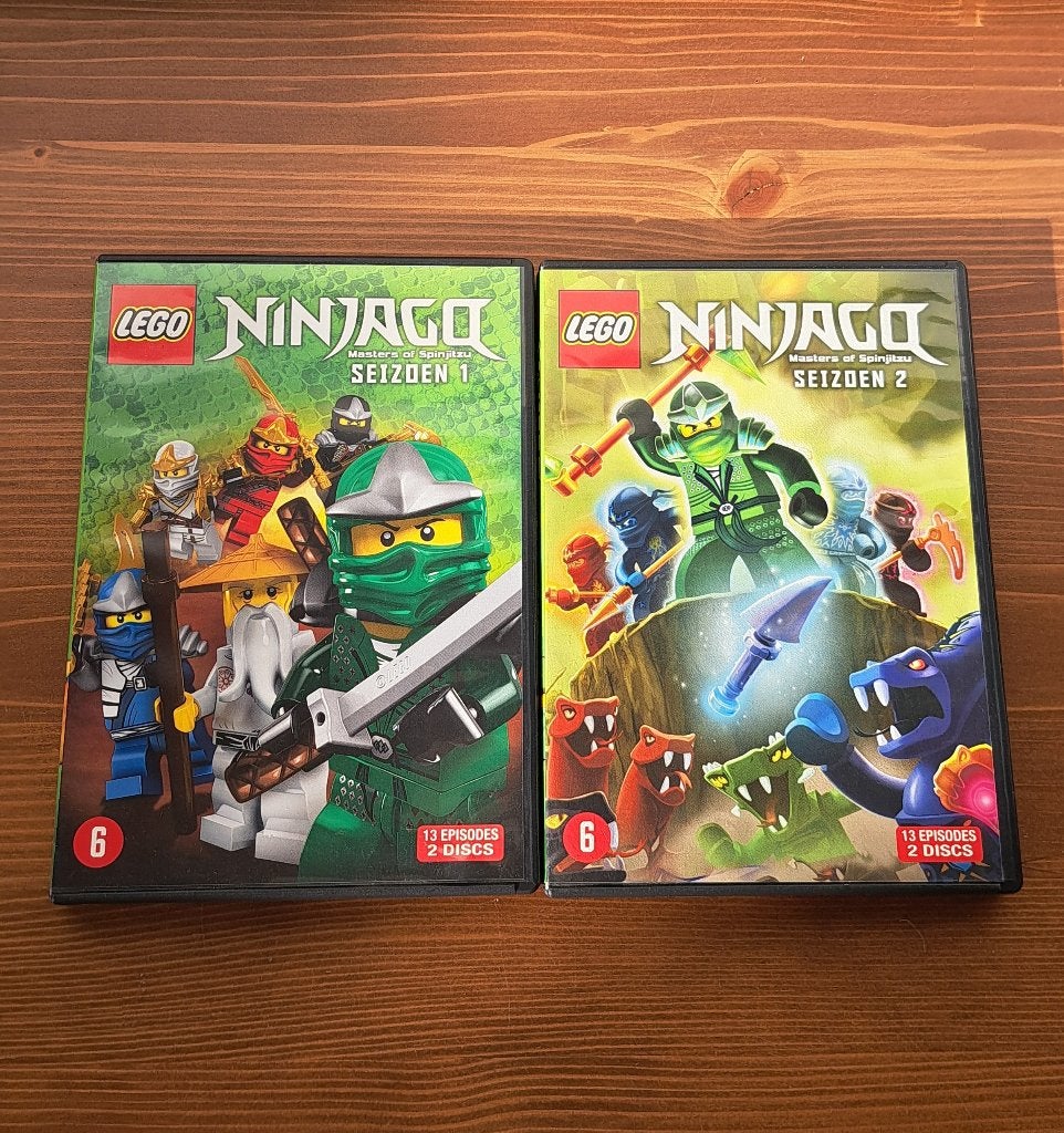 Lego Ninjago - Masters of Spinjitzu - dvd's seizoen 1 & 2, Gebruikt, Animatie, Nederlands, Ophalen of Verzenden