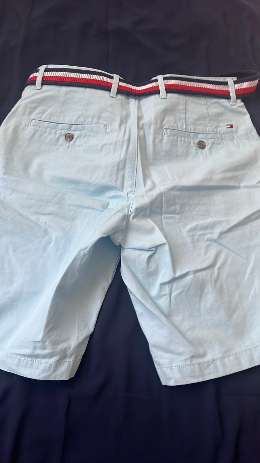 Bermuda Tommy nine 33, Kleding | Heren, Broeken en Pantalons, Ophalen, Zo goed als nieuw, Blauw