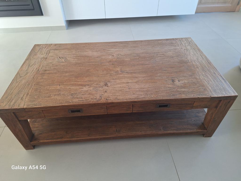 Salontafel, Huis en Inrichting, Tafels | Salontafels, Ophalen, Teakhout