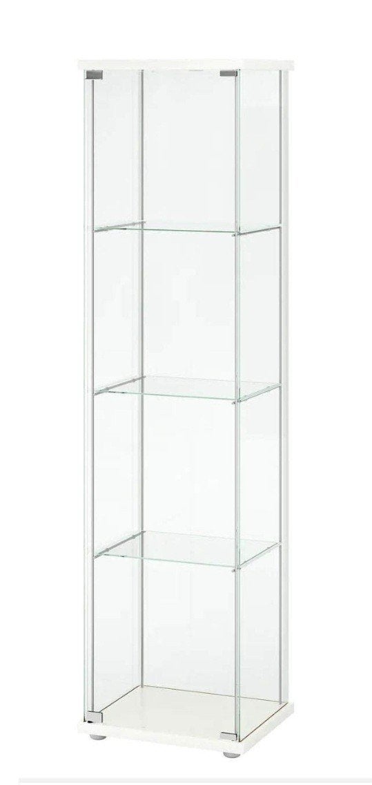 gezocht ikea detolf vitrines, Huis en Inrichting, Ophalen, Gebruikt, Glas