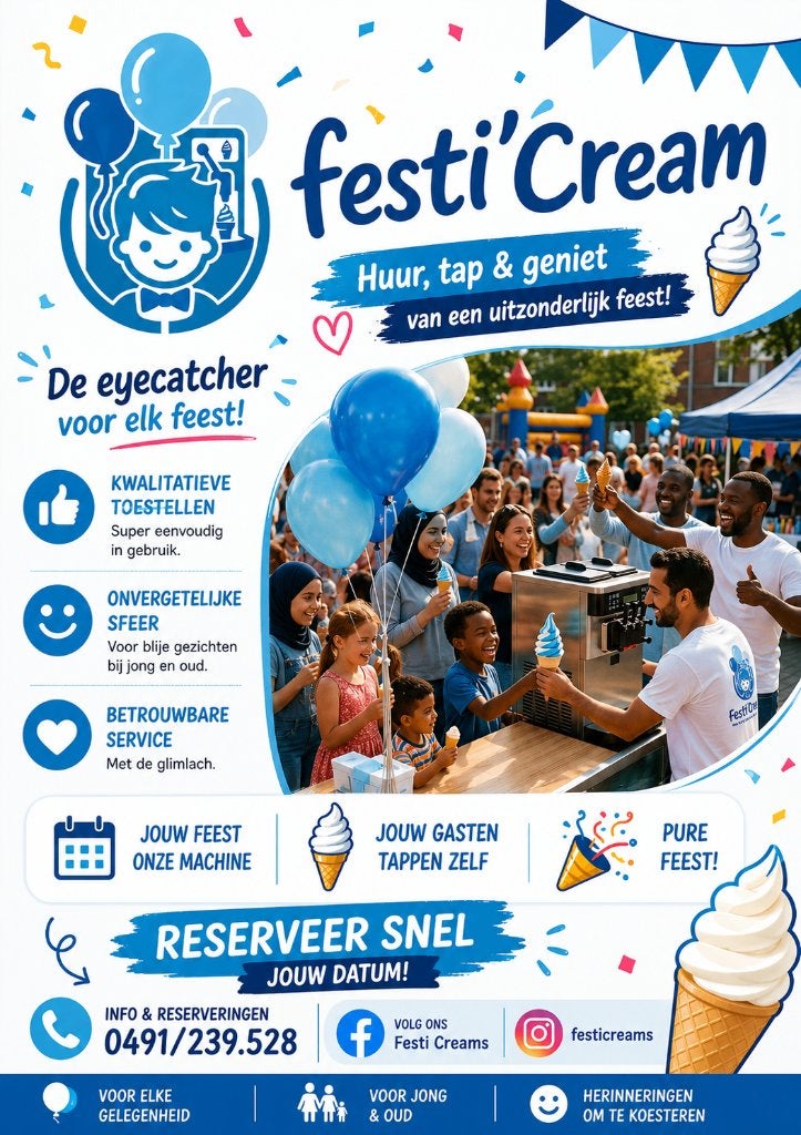 location de machines à crème glacée molle, Enlèvement, Neuf