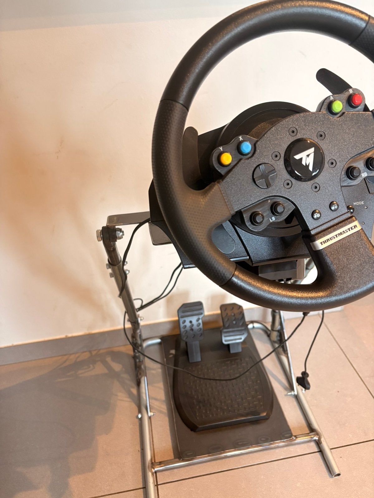 Gaming stuur trustmaster met frame, Ophalen, Online, Gebruikt, 1 speler