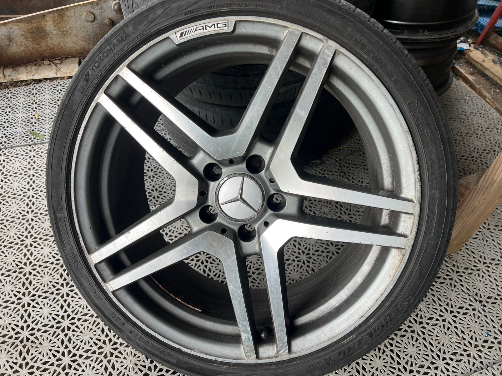 Mercedes amg velgen 18inch, Auto-onderdelen, Banden en Velgen, Ophalen, 18 inch, Band(en)
