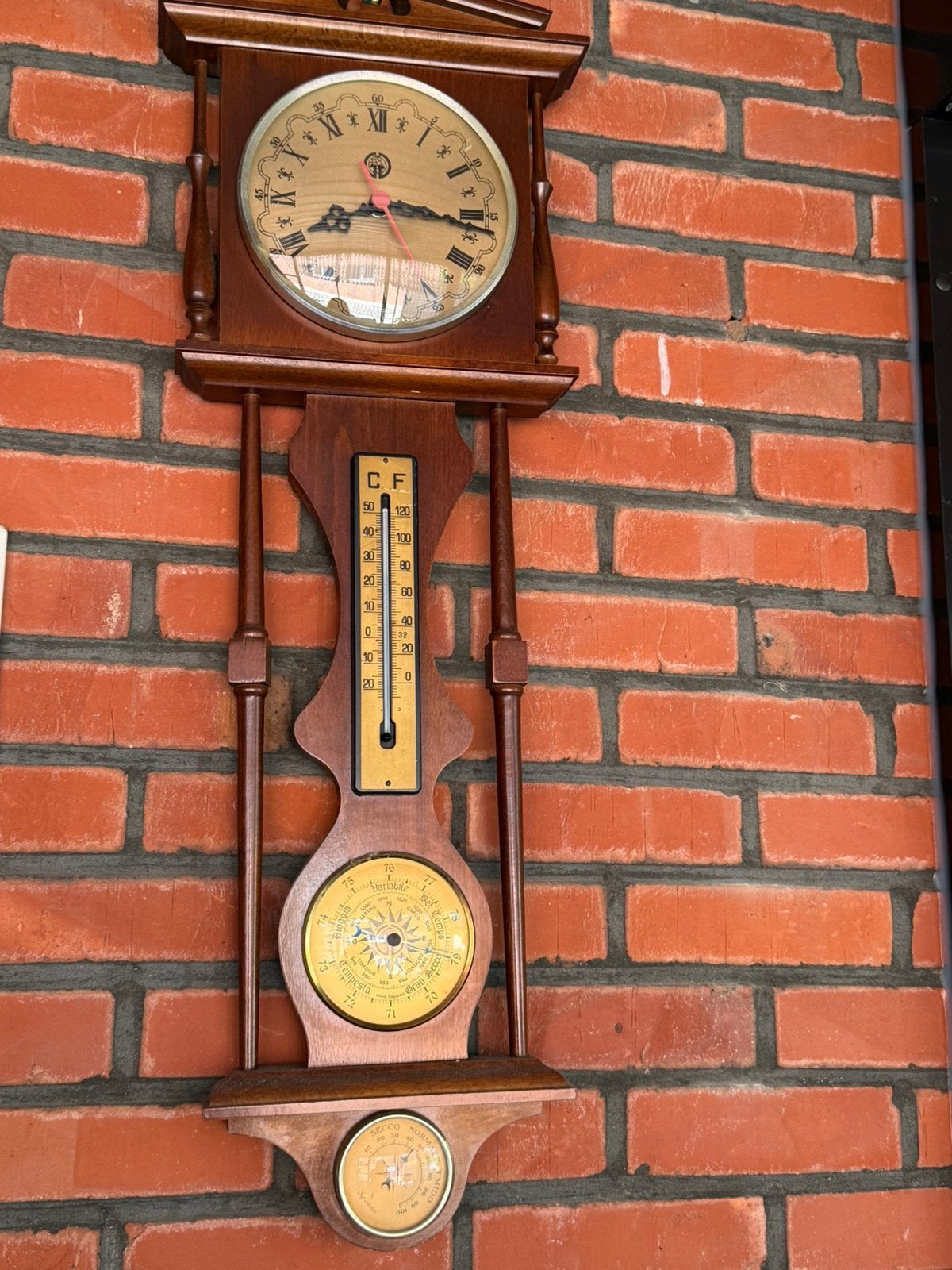 Klok,thermometer.., Ophalen of Verzenden, Gebruikt