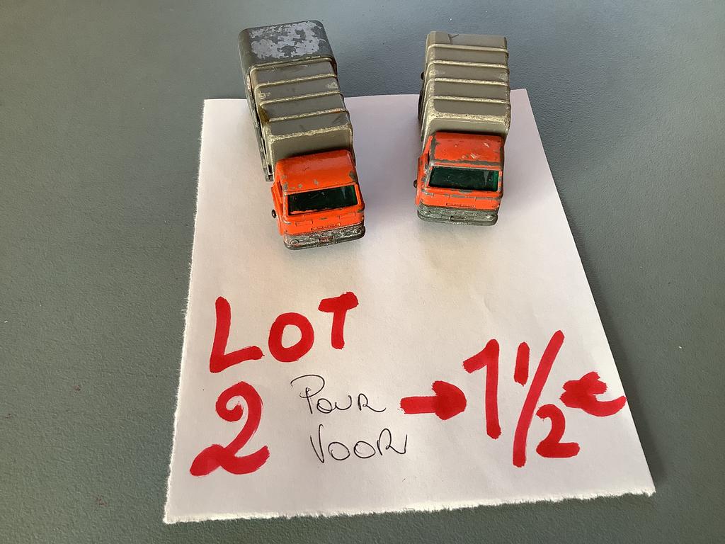 LOT de 2 MATCHBOX pour 1€50, Enlèvement, Matchbox