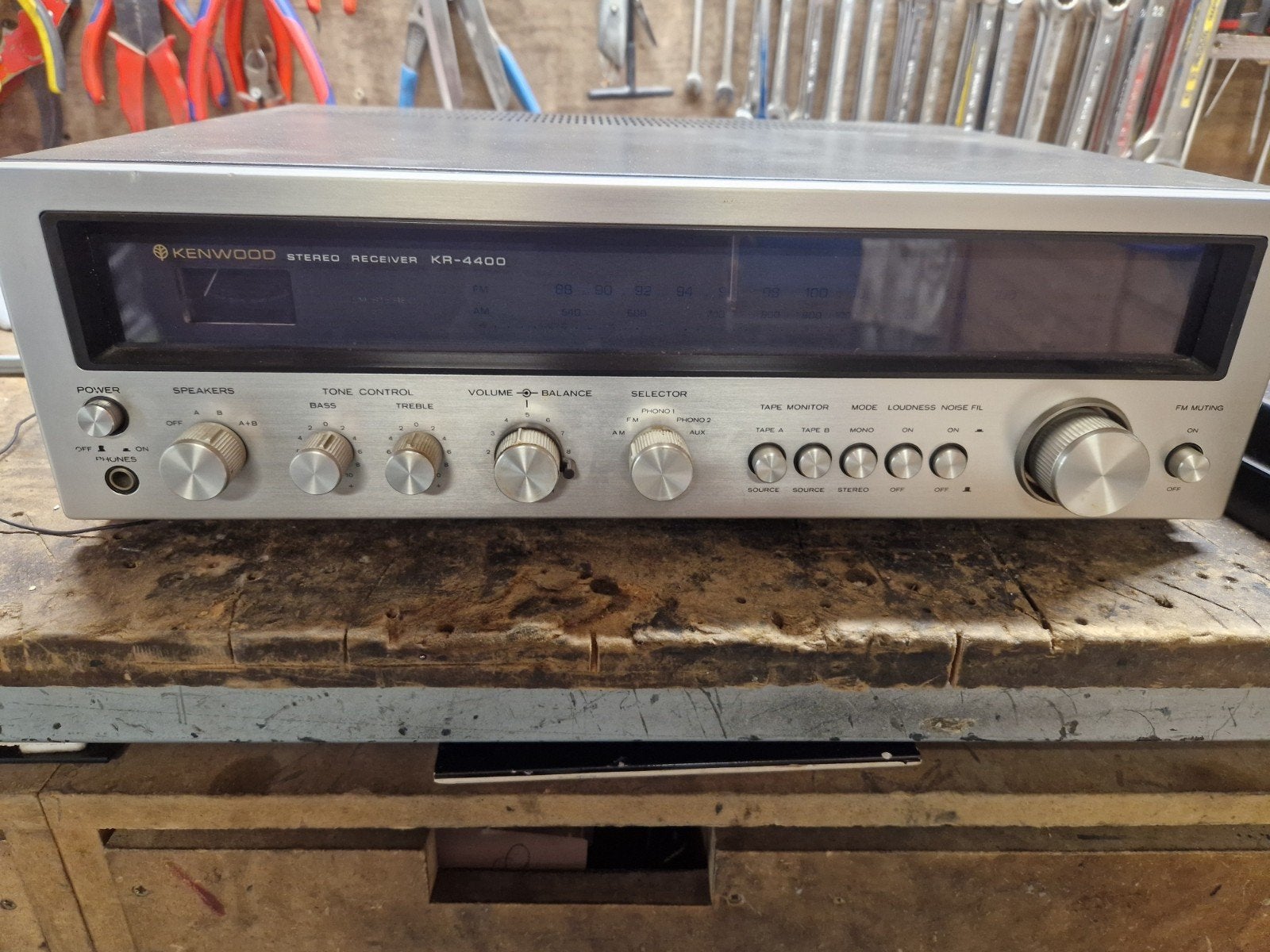 kenwood stereo receiver kr-4400        0472109098, Audio, Tv en Foto, Ophalen, Stereo