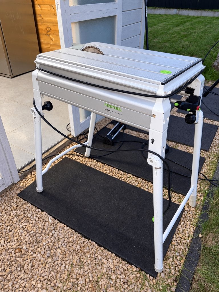 Scie sur table Festool PRECISIO CS 50 EB — fonctionne bien, 1200 watts ou plus, 30 à 70 mm, Enlèvement, Utilisé