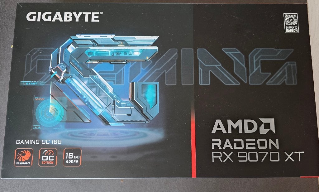 Gigabyte Radeon RX 9070 XT 16 GB nieuw verzegeld, AMD, GDDR6, Nieuw, Ophalen of Verzenden