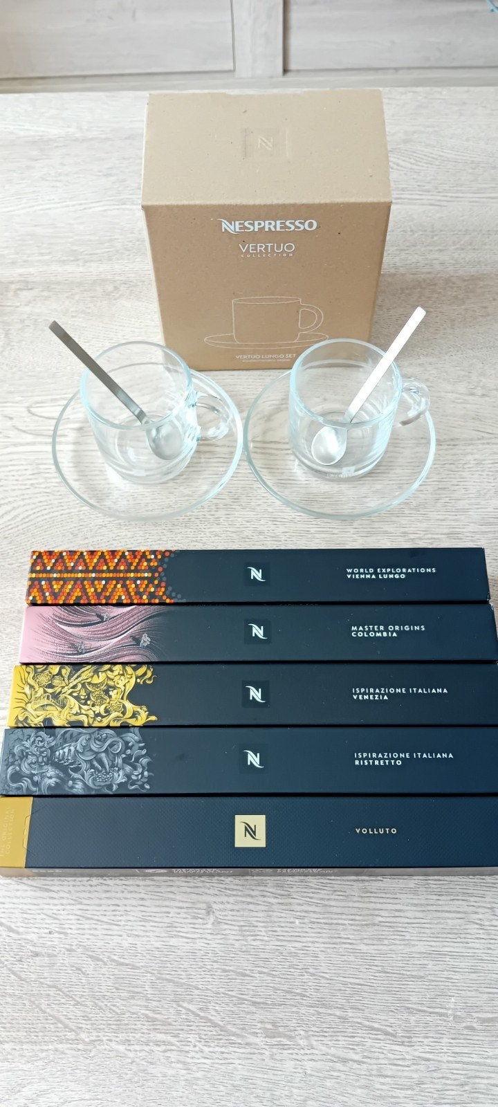 Cadeau fête des pères  : tasses et capsules NESPRESSO, Enlèvement ou Envoi, Neuf, Nespresso, Nespresso