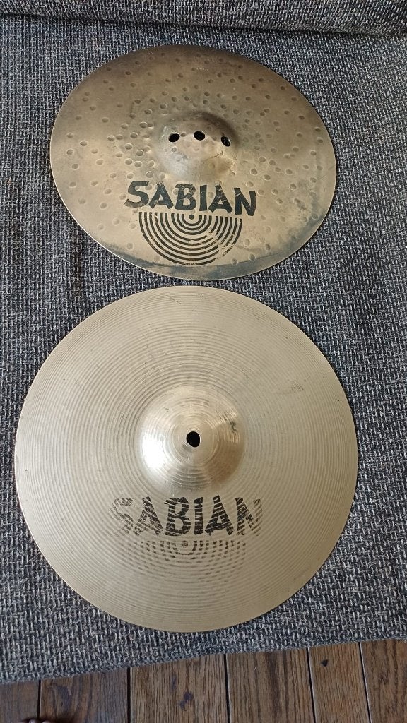 Hihats Sabian fuzion 13', Ophalen, Gebruikt, Overige merken