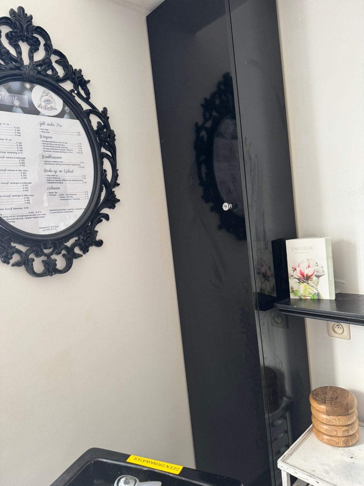 Armoire haute noire, Maison & Meubles, Enlèvement, Comme neuf
